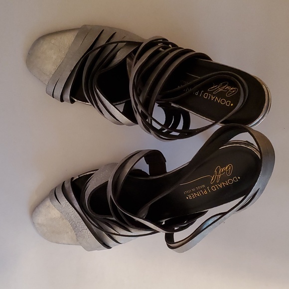 Donald Pliner strappy leather heels, size 11 - Picture 6 of 6